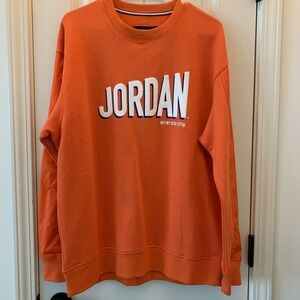 NWT Nike Fight MVP Wheaties Crew Neck Orange Men's Large DV7588-817 2021